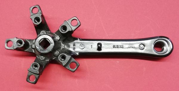 KURBELARM SUGINO, AC110  RECHTS , 170MM, SCHWARZ